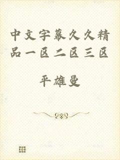 中文字幕久久精品一区二区三区
