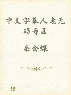 中文字幕人妻无码专区