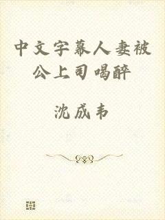 中文字幕人妻被公上司喝醉