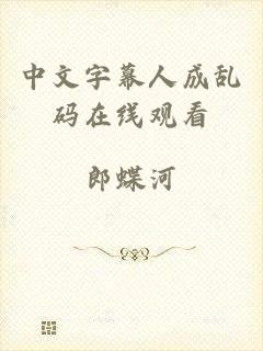 中文字幕人成乱码在线观看