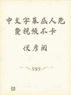 中文字幕成人免费视频不卡