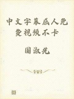 中文字幕成人免费视频不卡