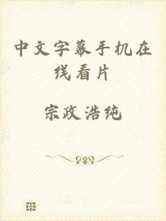 中文字幕手机在线看片