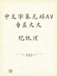 中文字幕无码AV专区久久