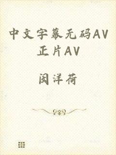 中文字幕无码AV正片AV