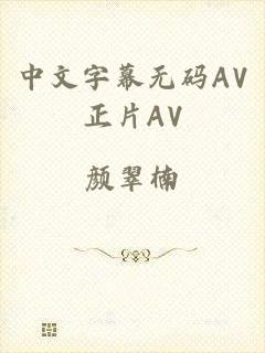 中文字幕无码AV正片AV