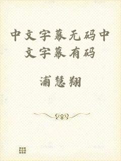 中文字幕无码中文字幕有码