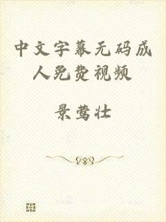 中文字幕无码成人免费视频
