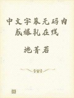中文字幕无码肉感爆乳在线
