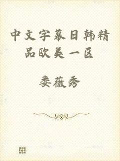 中文字幕日韩精品欧美一区