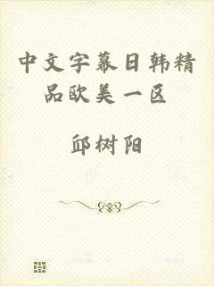 中文字幕日韩精品欧美一区