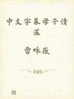 中文字幕母子情深