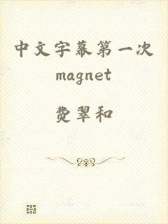 中文字幕第一次magnet