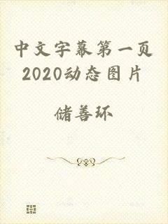 中文字幕第一页2020动态图片