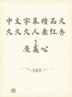 中文字幕精品久久久久人妻红杏1