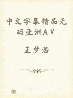 中文字幕精品无码亚洲AⅤ