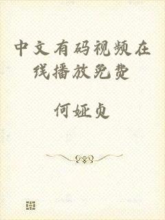 中文有码视频在线播放免费