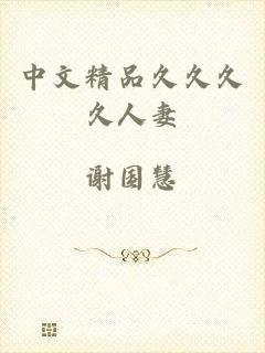 中文精品久久久久人妻