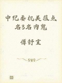 中纪委机关报点名3名内鬼
