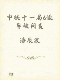 中铁十一局6领导被问责