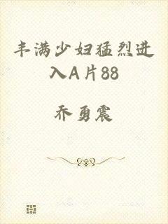 丰满少妇猛烈进入A片88