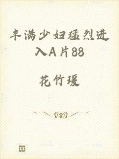 丰满少妇猛烈进入A片88