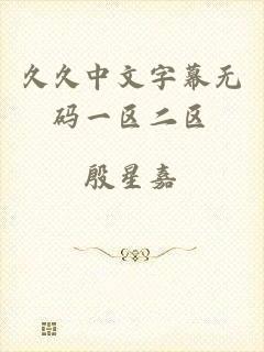 久久中文字幕无码一区二区