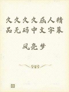 久久久久成人精品无码中文字幕