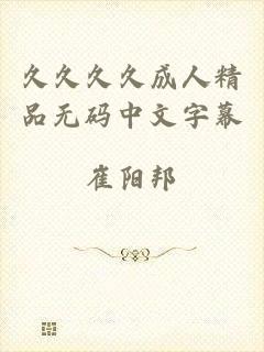 久久久久成人精品无码中文字幕