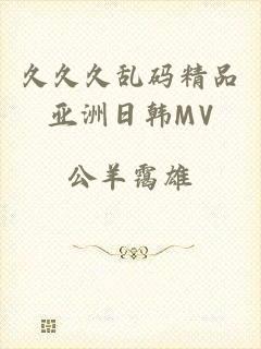 久久久乱码精品亚洲日韩MV