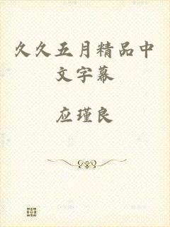 久久五月精品中文字幕