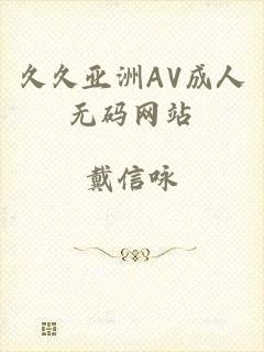 久久亚洲AV成人无码网站