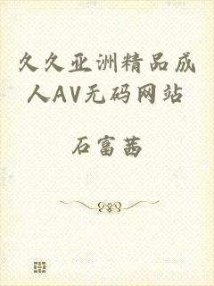 久久亚洲精品成人AV无码网站