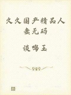 久久国产精品人妻无码