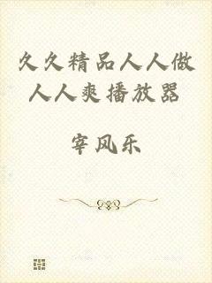 久久精品人人做人人爽播放器