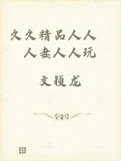 久久精品人人槡人妻人人玩