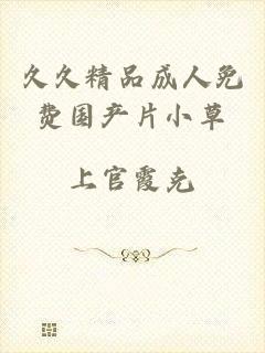 久久精品成人免费国产片小草