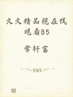 久久精品视在线观看85