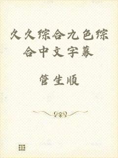久久综合九色综合中文字幕