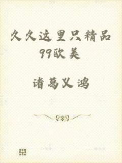 久久这里只精品99欧美