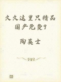 久久这里只精品国产免费9