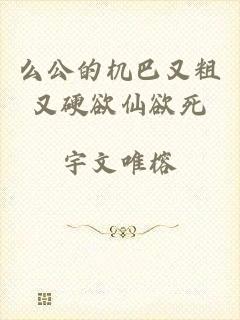 么公的机巴又粗又硬欲仙欲死