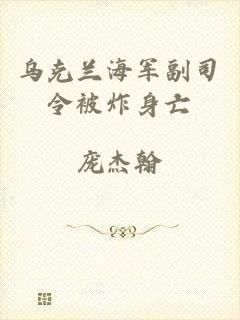 乌克兰海军副司令被炸身亡