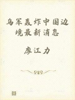 乌军轰炸中国边境最新消息
