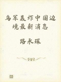 乌军轰炸中国边境最新消息