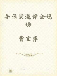 乔任梁追悼会现场