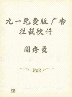九一免费版广告拦截软件