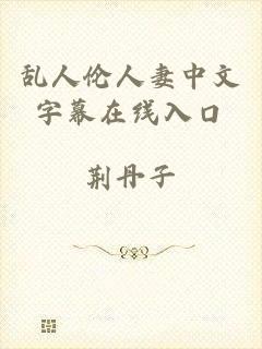 乱人伦人妻中文字幕在线入口