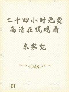 二十四小时免费高清在线观看