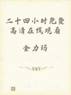 二十四小时免费高清在线观看